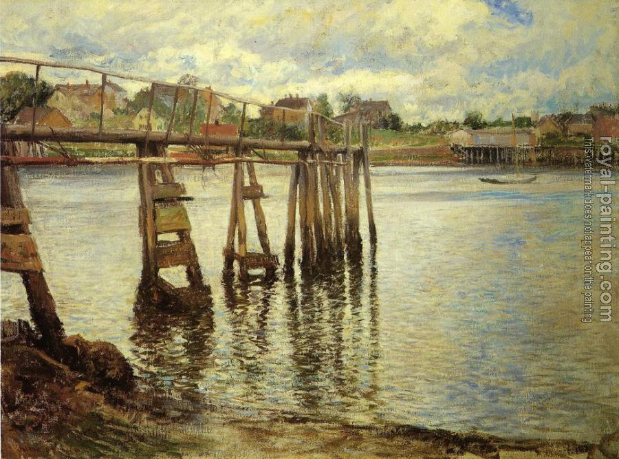 Joseph R DeCamp : Jetty at Low Tide aka The Water Pier